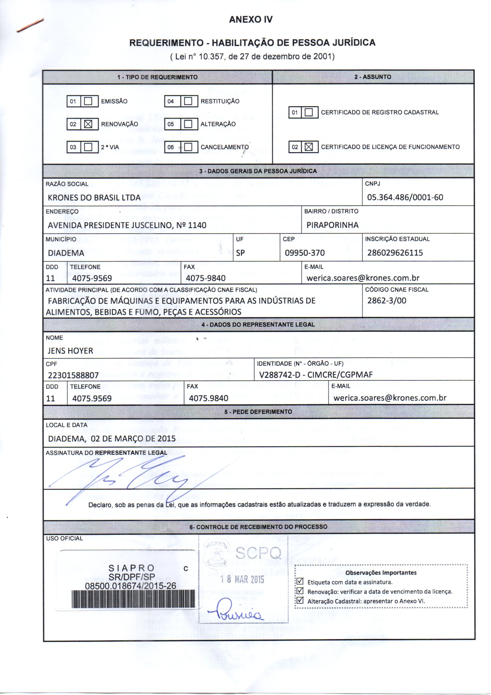 1 - Krones do Brasil Download Polícia Federal Federal